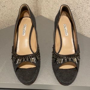 Oscar de la renta wool shoes